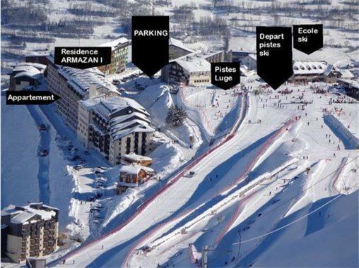 L'Armazan - Studio Pieds De Piste Plat D'Adet แซ็งต์-ลารีย์-ซูว์ลอง ภายนอก รูปภาพ